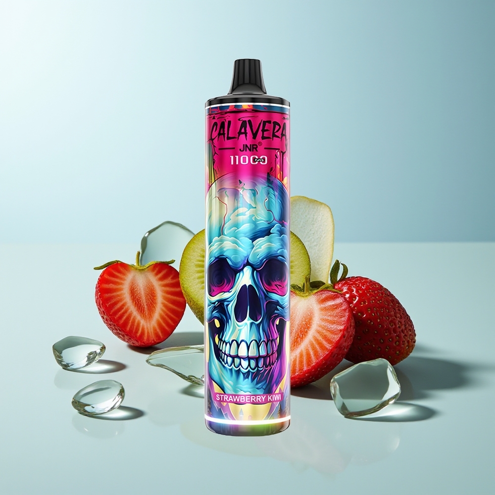 JNR Calavera 11000 Пуфове Дисапозъбъл Вейп Ягода-Киви Type-C Зарядно Гнездо 850mAh Батерия