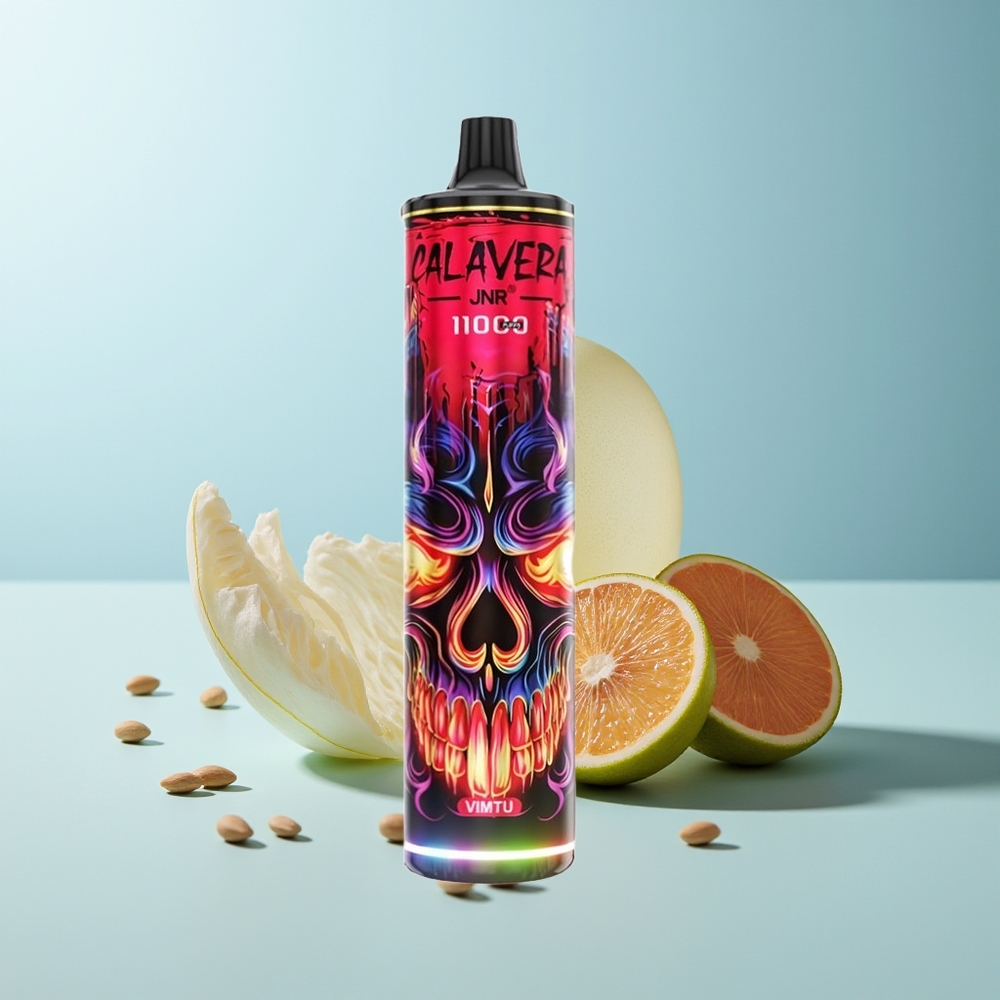JNR Calavera 11000 Пуфове Vimtu Type-C 850mAh 21ml 1.0ohm Mesh 0%,2%,5% Никотин