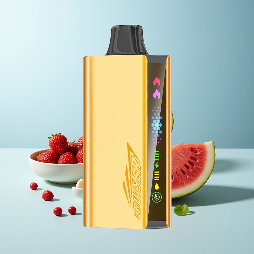 JNR Cruiser 12000 Пуфове Ягода Кокос Диня Вграден Акумулатор 3500mAh Dual Mesh Коил