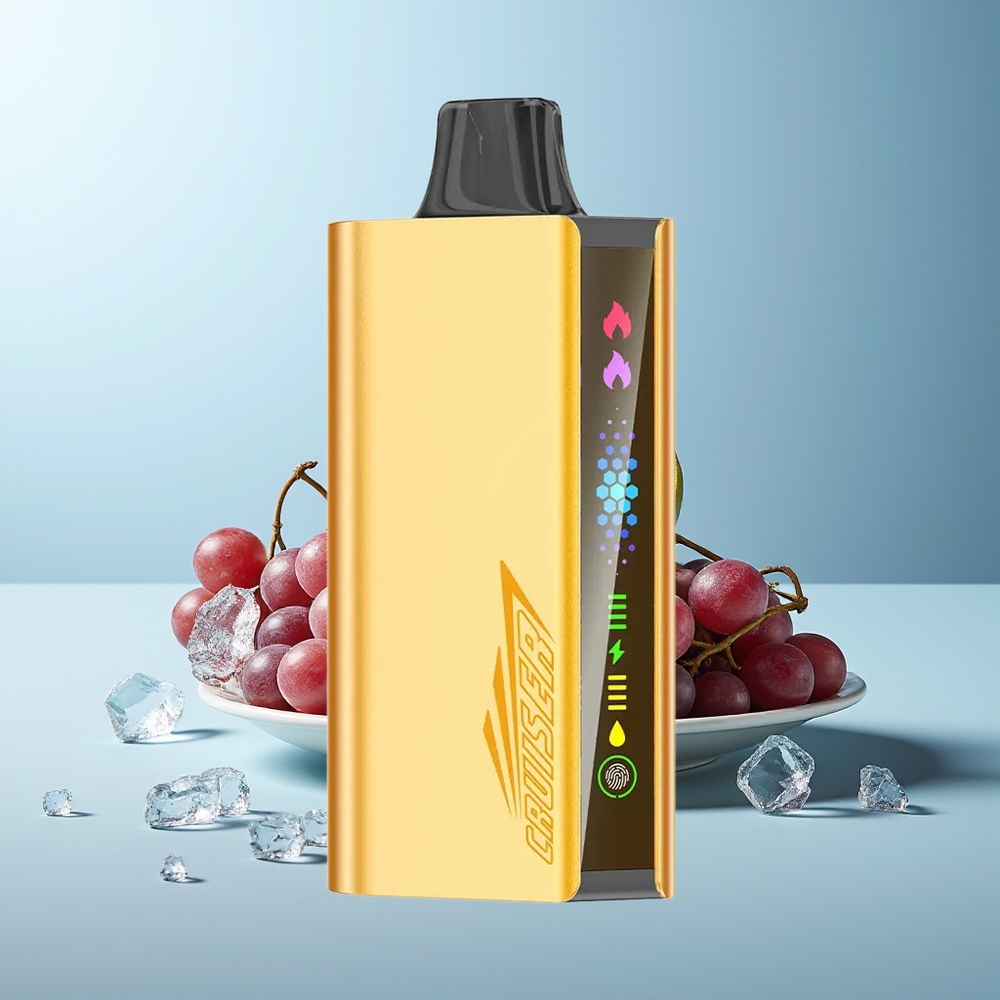 JNR Cruiser 12000 Пуфове No-Charge Грейп Айс Dual Mesh Coil 3500 mAh