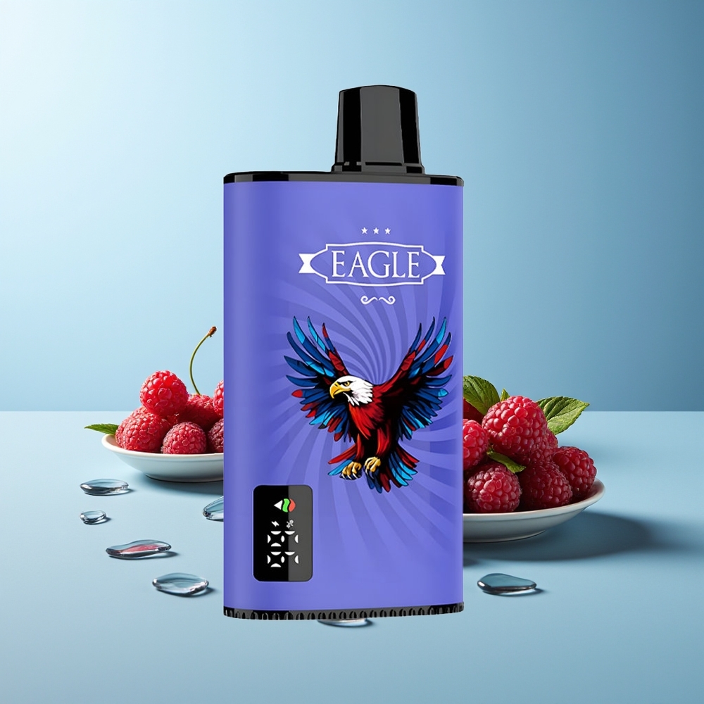 JNR EAGLE Smart 23000 Пуфове Диспозейбъл Вейп Синьо Малина Череша с Цифров Екран 1.0ohm