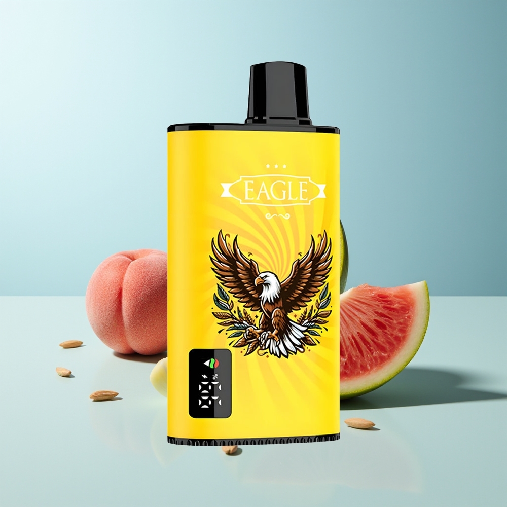 JNR EAGLE Smart 23000 Пуфове Диспозебъл Вейп Праскова Манго Диня с Дигитален Екран 1.0ohm