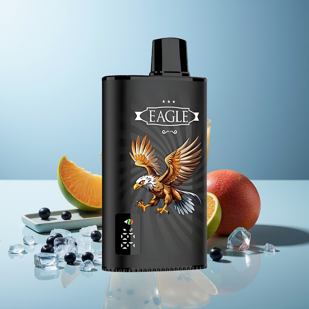 JNR EAGLE Smart 23000 Пуфове Диспоузубъл Вейп Blackcurrant Манго Лед с Дигитален Екран