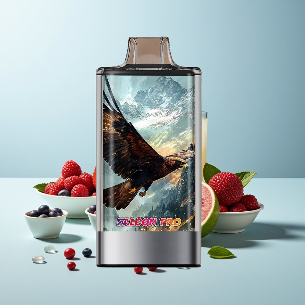 JNR Falcon Pro 28000 28000 затяжки Смесени Ягоди USB Type-C Двойна Мрежеста Намотка Smart Display
