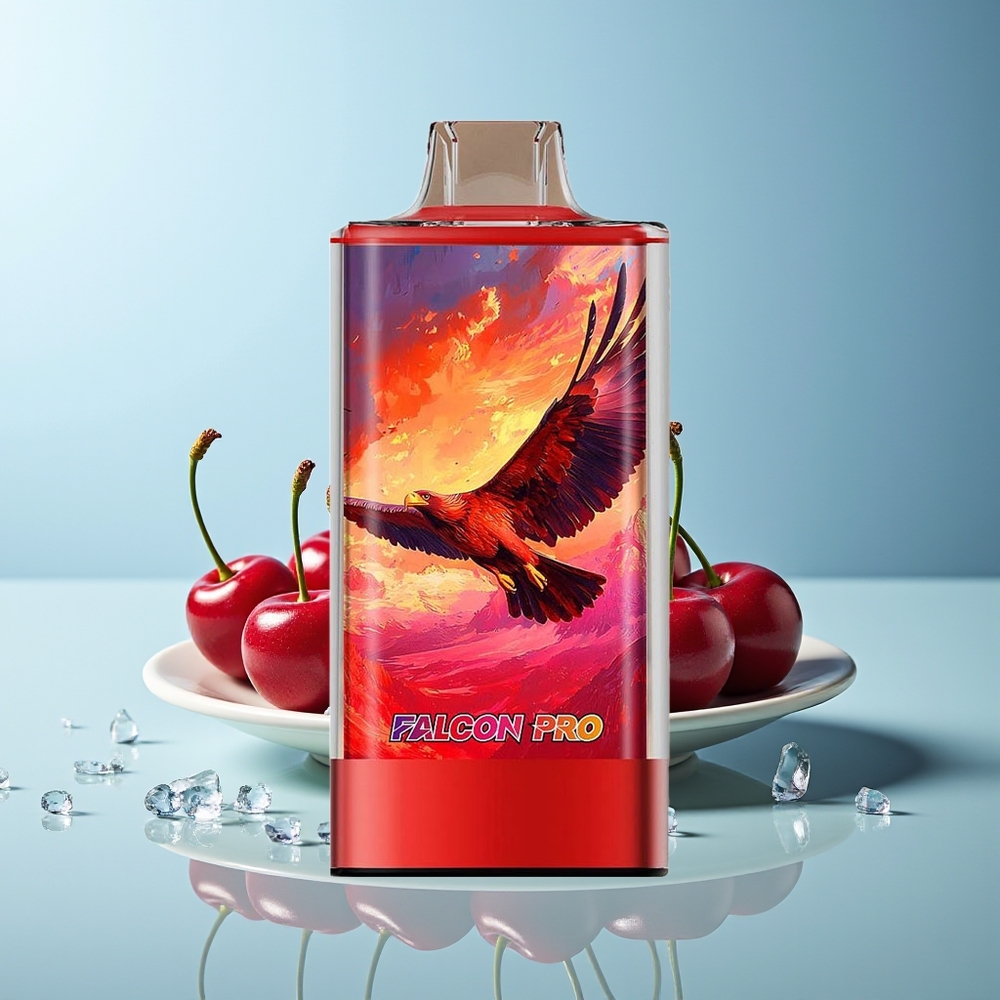 JNR Falcon Pro 28000 Висуален Вапс Чери Кола 30ml 950mAh Dual Mesh Smart Display