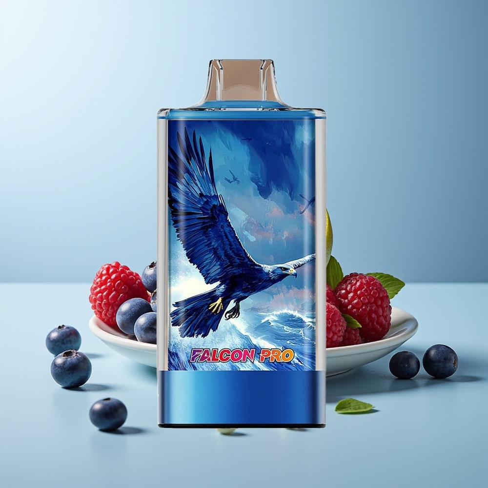 JNR Falcon Pro 28000 Диспозейбъл Вейп Боровинково-Кисела Малина 30ml 950mAh Smart Display Dual Mesh USB-C MTL