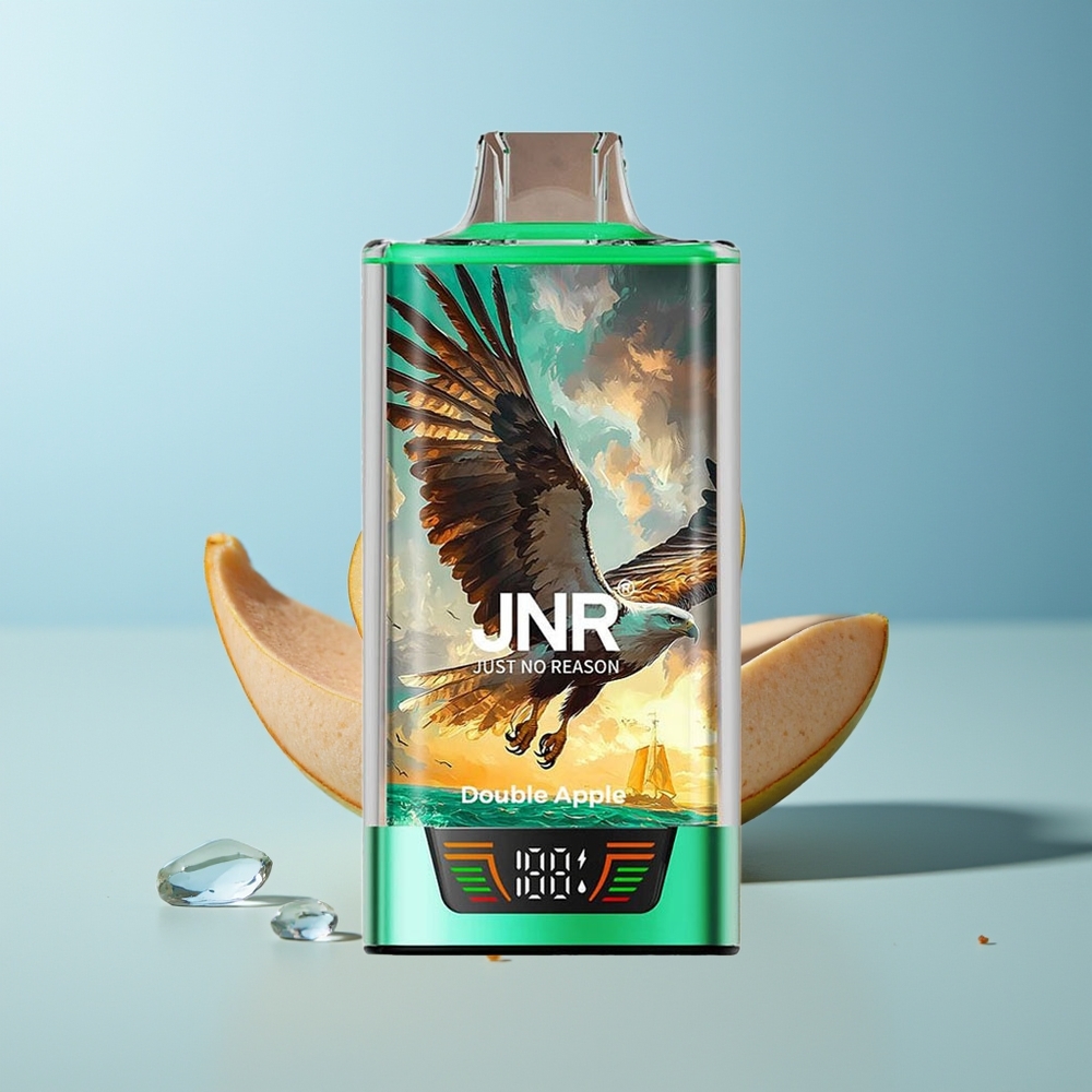 JNR Falcon Pro 28000 Двойна Ябълка 30ml 950mAh Smart Display Dual Mesh USB-C MTL