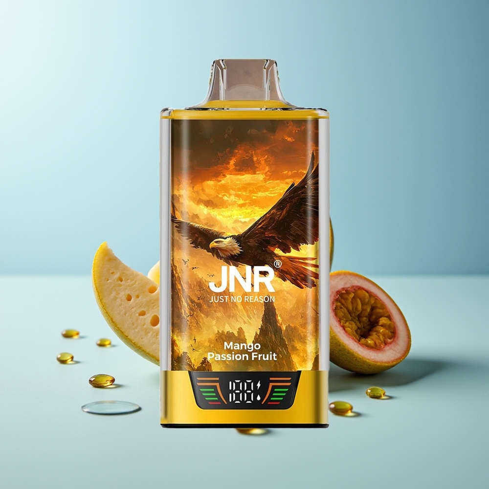 JNR Falcon Pro 28000 30ml Dual Mesh Манго Пъстрайфрут Smart Display