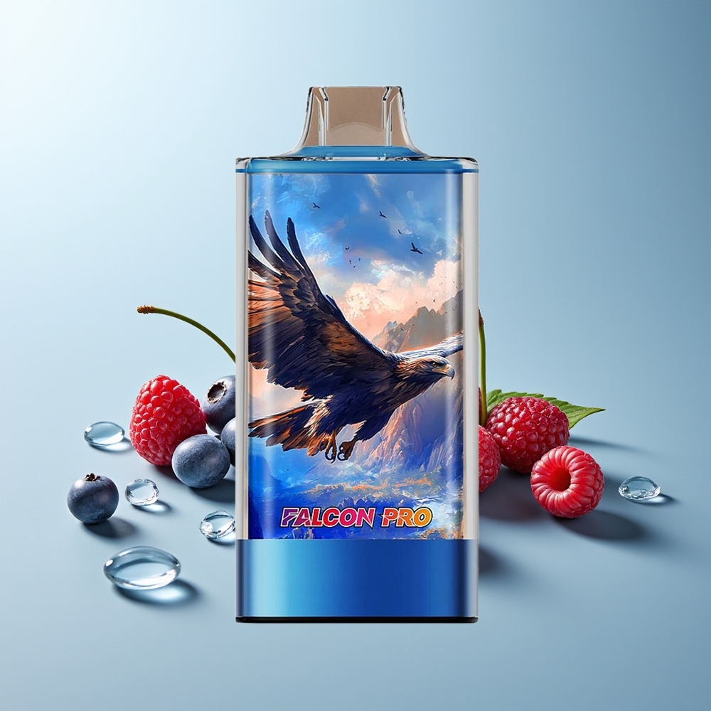 JNR Falcon Pro 28000 пуфове Диспоузебъл Вейп Боровинка Малина Череша USB-C Smart Display Dual Mesh