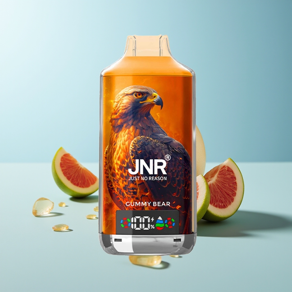 JNR Falcon X 18000 Пуфове Двойна Мрежа Гумени Мечета Тип-C Бързо Зареждане 24мл 750mAh