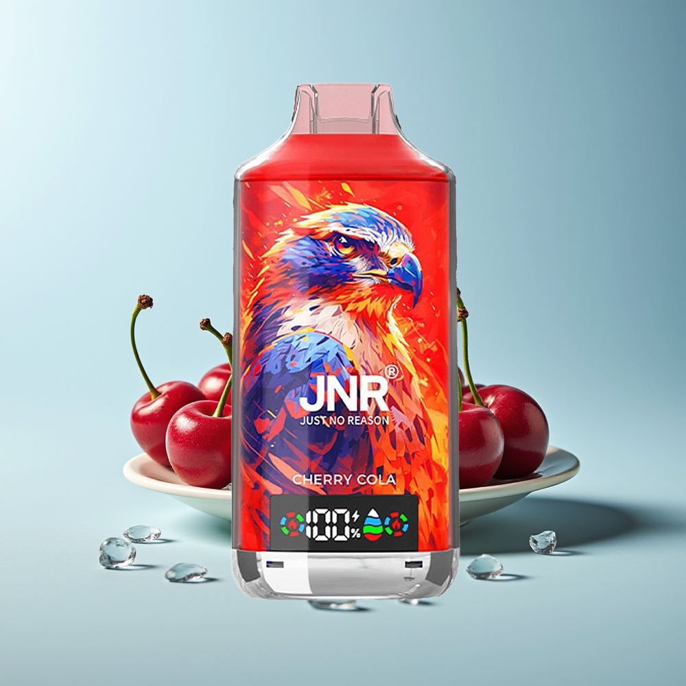 JNR Falcon X 18000 Puffs Двойна Мрежово-Сърцевична Намотка Тип-C Бързо Зареждане Череша