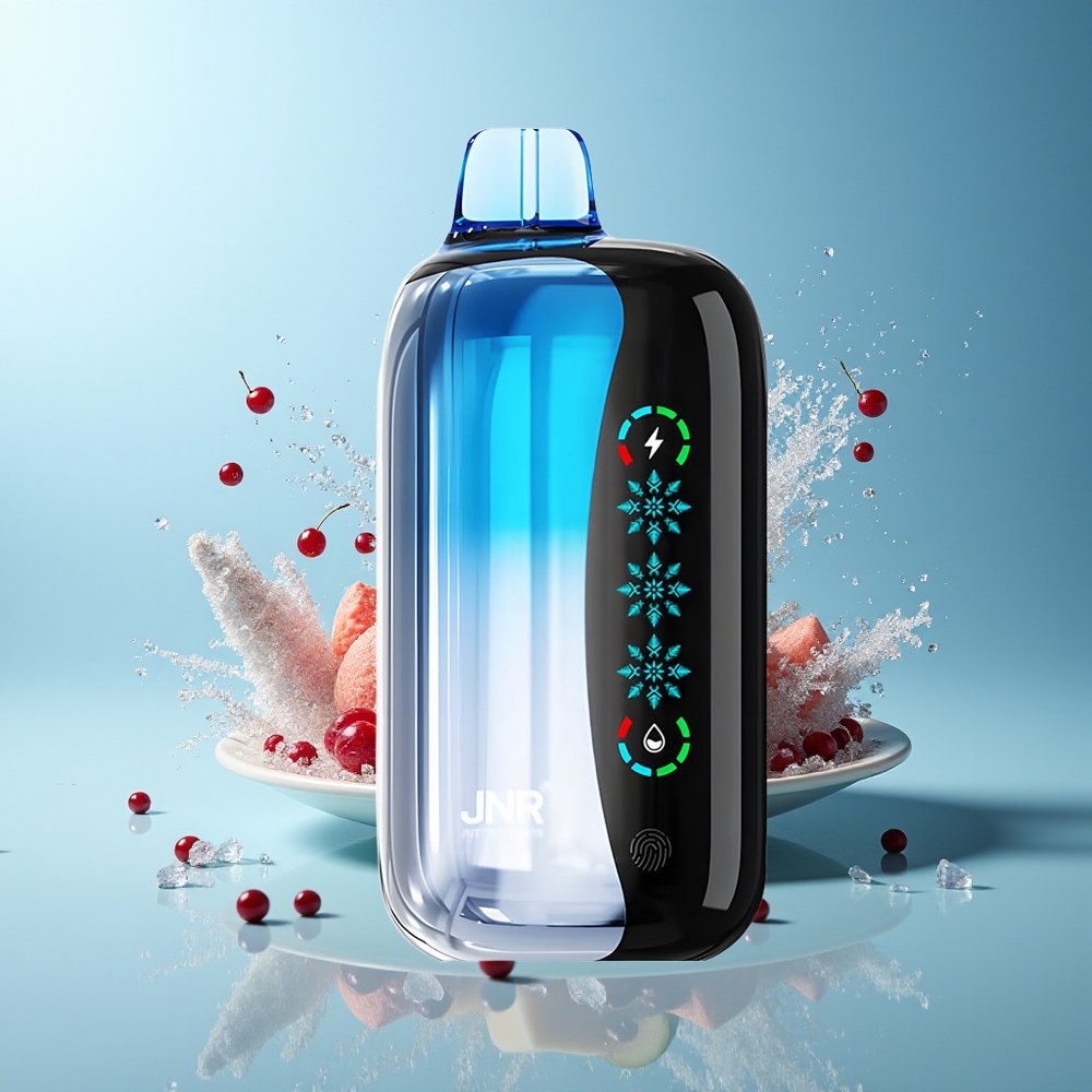 JNR Flex Ice 21000 Пуфове Диспозейбъл Вейп Синьо Черешово Взрив 26ml Настроима Въздушна Течност