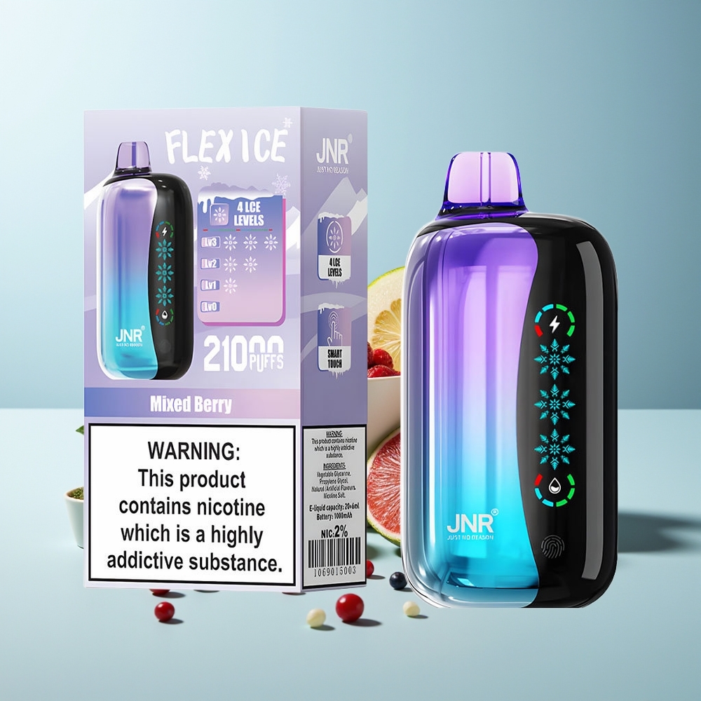 JNR Flex Ice 21000 Пуфове Смесени Ягоди Ice Adjustable 26ml E-liquid