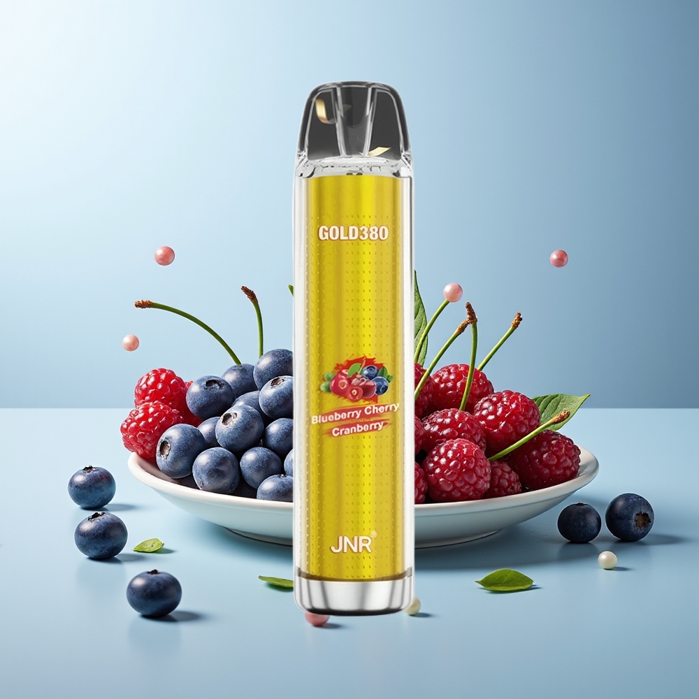 JNR Glod380 6000 Пуфа Диспоузебъл Вейп Боровинка Череша Крэнбъри 1500mAh 1.0ohm 13ml