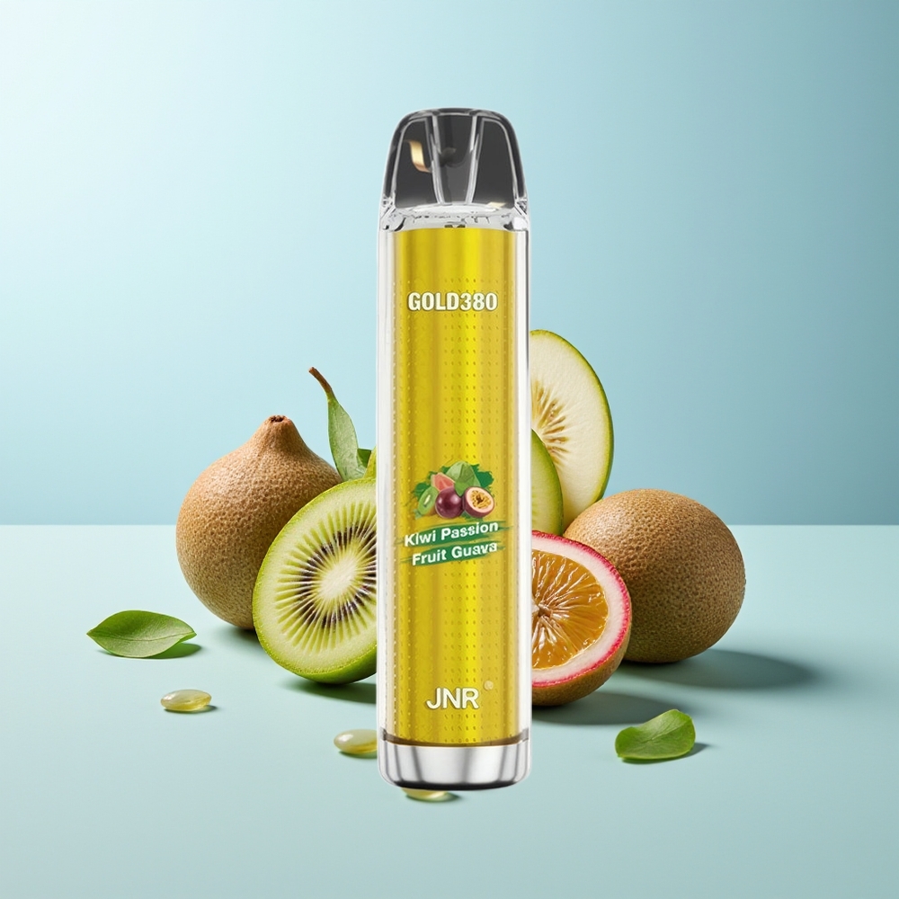 JNR Glod380 6000 Пуфове Дисапозъбъл Вейп Киви Пъшън Фрут Гуава 1500mAh 1.0ohm 13ml