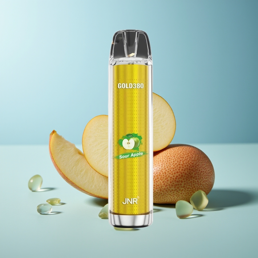 JNR Glod380 6000 Пуфове Дисосейбъл Вейп Кисла Ябълка 1500mAh 1.0ohm Mesh 13ml