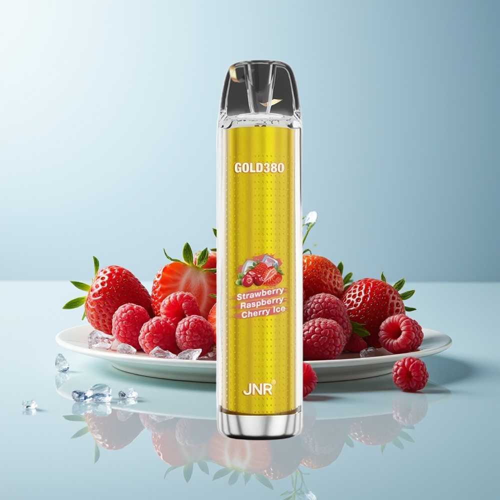JNR Glod380 6000 Пуфовa Дизпозaбилна Вейп Ягода Малина 1500mAh 1.0ohm 13ml