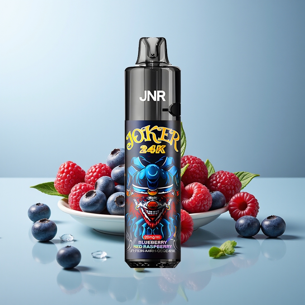 JNR Joker 24000 Пуфа Деспозъбъл Вейп Боровинка Червена Малина 2+10ml 800mAh 2% Никотин
