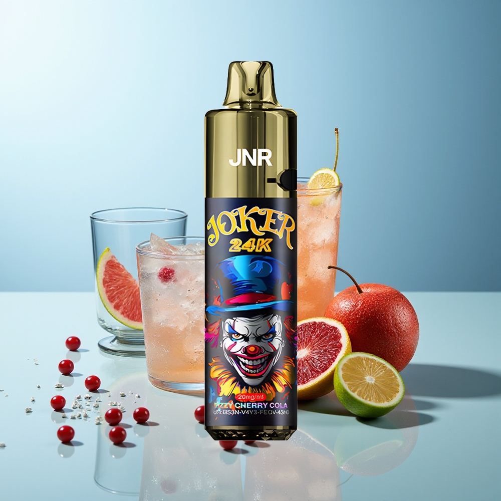JNR Joker 24000 пуфове Fizzy Черешова Кола 2+10ml Refillable Pod 800mAh 2% nicotine