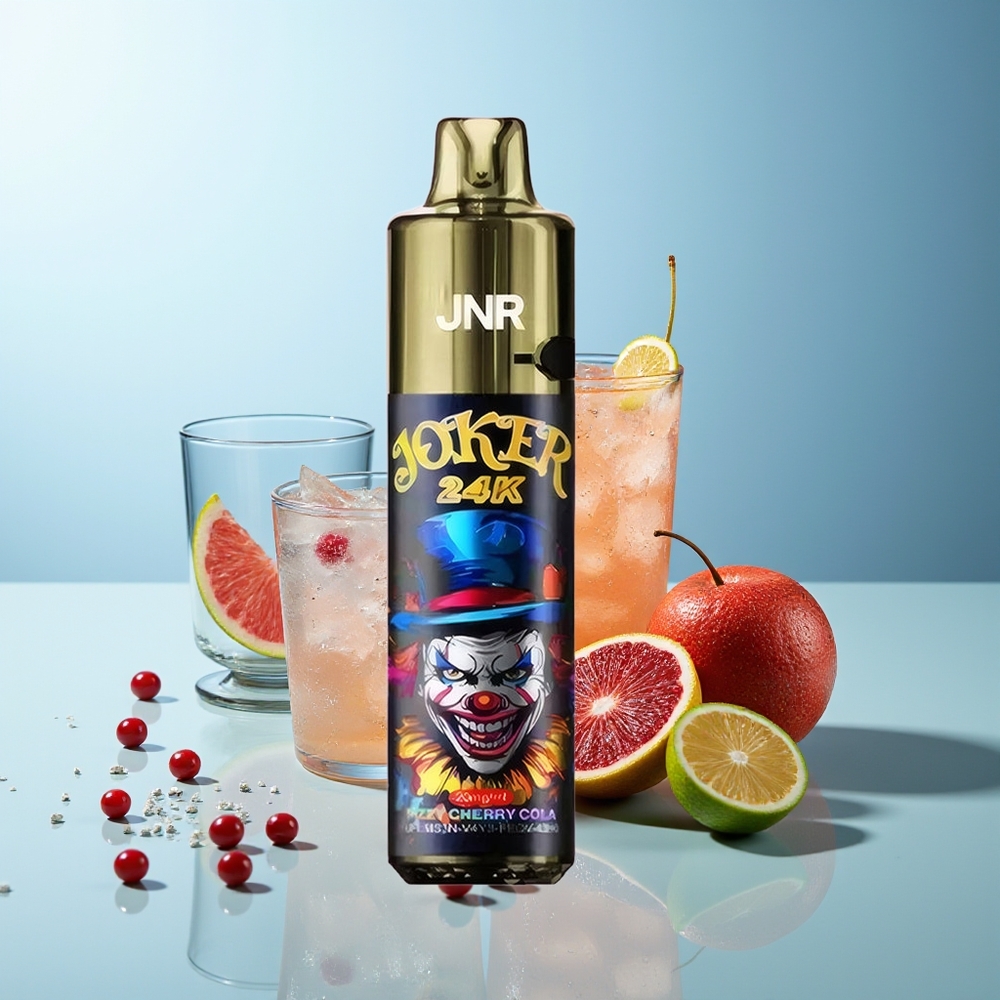 JNR Joker 24000 пуфове Fizzy Черешова Кола 2+10ml Refillable Pod 800mAh 2% nicotine