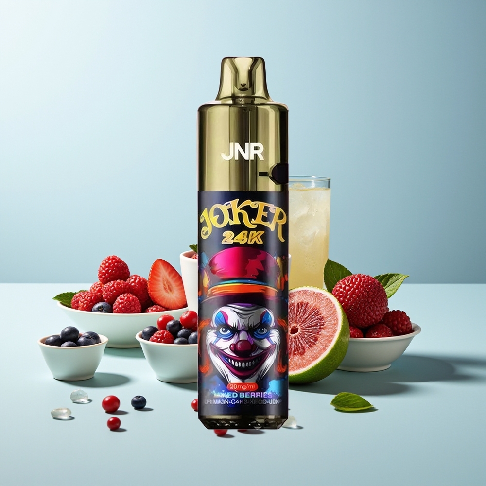 JNR Joker 24000 Пуфове Диспосъбъл Vape Смесени Горски Плодове 2+10ml Refillable Pod 800mAh Battery 2% Nicotine