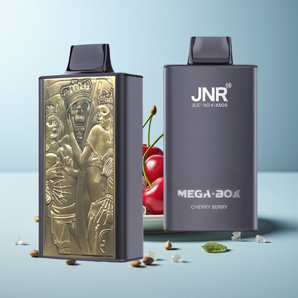 JNR Mega Box 25000 Вдишвания Череша-Боровинка 30ml 850mAh Dual Mesh Coil Type-C