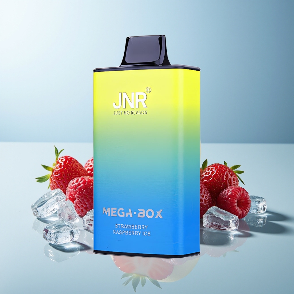 JNR Mega Box 25000 пуфове Диспоузебл Вейп Ягода Малина Лед