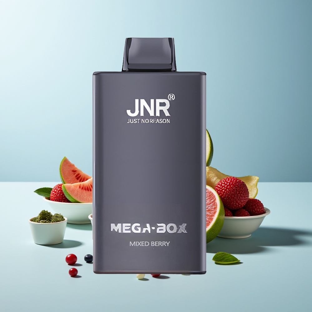 JNR Mega Box 25000 Пуфа Едноразово Vape Смесени Ягоди 30ml Dual Mesh Dual Core Type-C