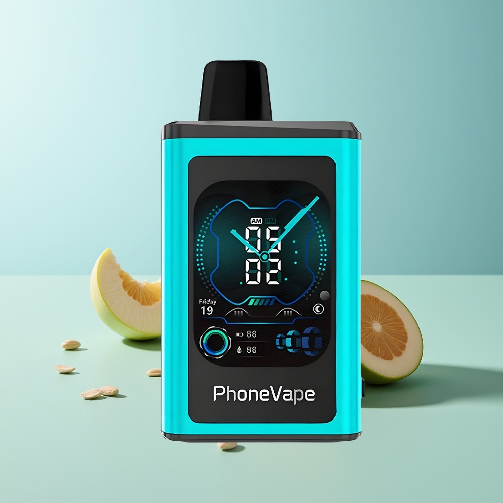 JNR PhoneVape 30000 пуфове Маями Мента Дозаредов Батерия 850mAh Type-C Регулируем въздушен поток Турбо Режим