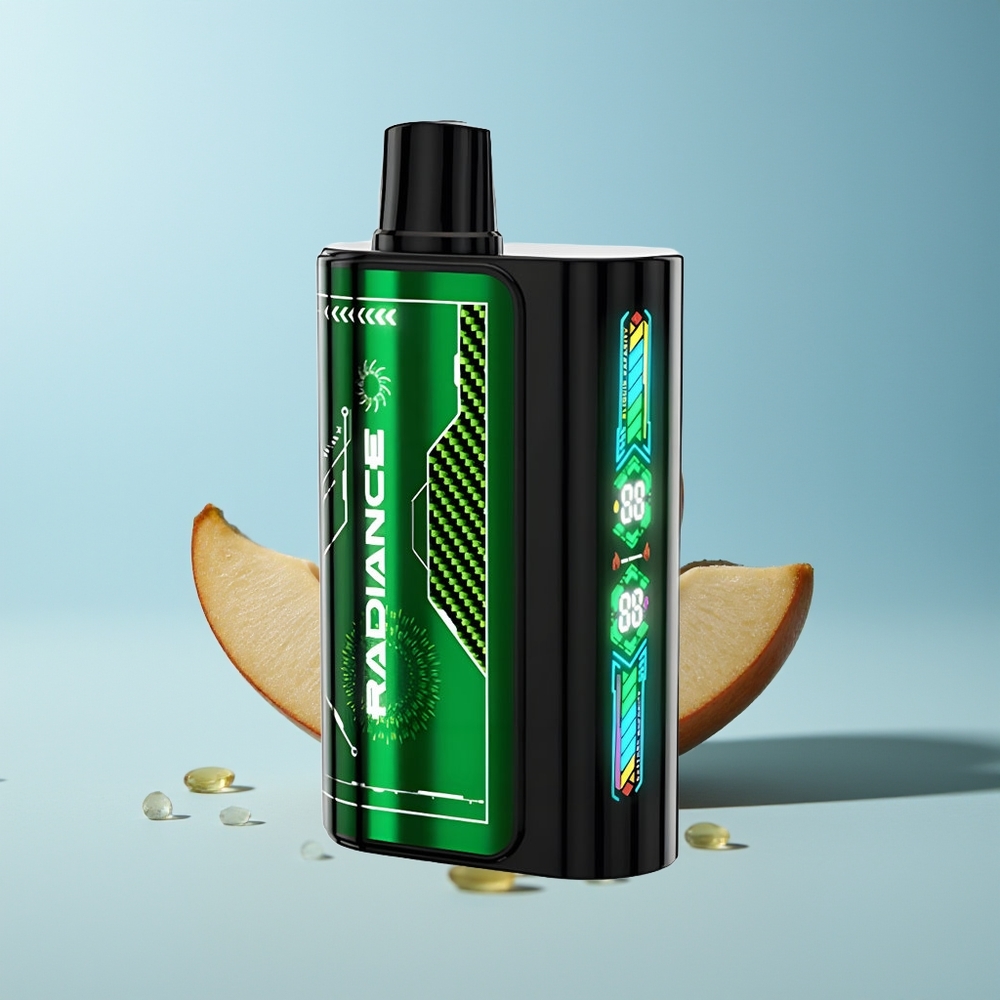 JNR Radiance 31000 Пуфове Диспосабулен Вейп Двойна Ябълка 28мл Е-течност Dual Mesh Coil 950mAh
