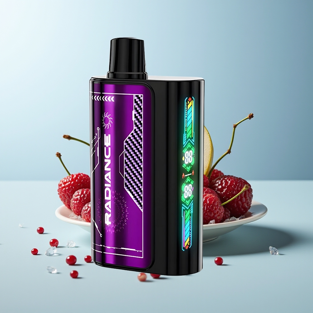 JNR Radiance 31000 Пуфове Двоен Мрежов Намотка Вишна Ягода Disposable Vape