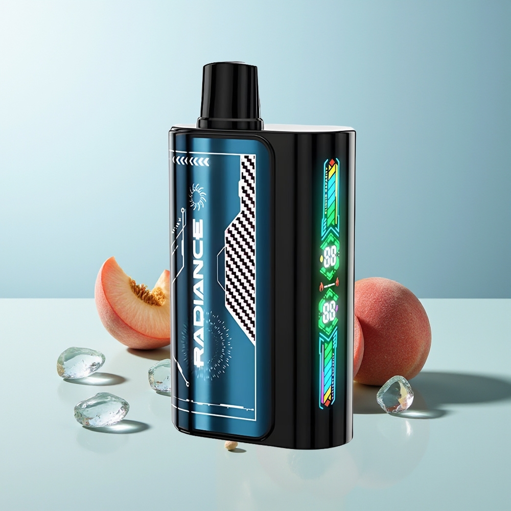 JNR Radiance 31000 Въздушни залъци Диспозейбъл Вейп Лятна Праскова Лед