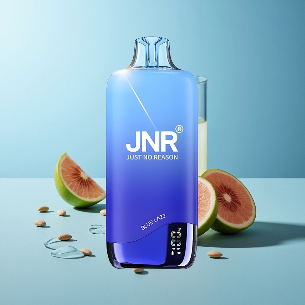 JNR Rainbow 10500 Пуфове Син Лаз с 600mAh Батерия 0.8ohm Мрежов Coil и 18ml e-Liquid