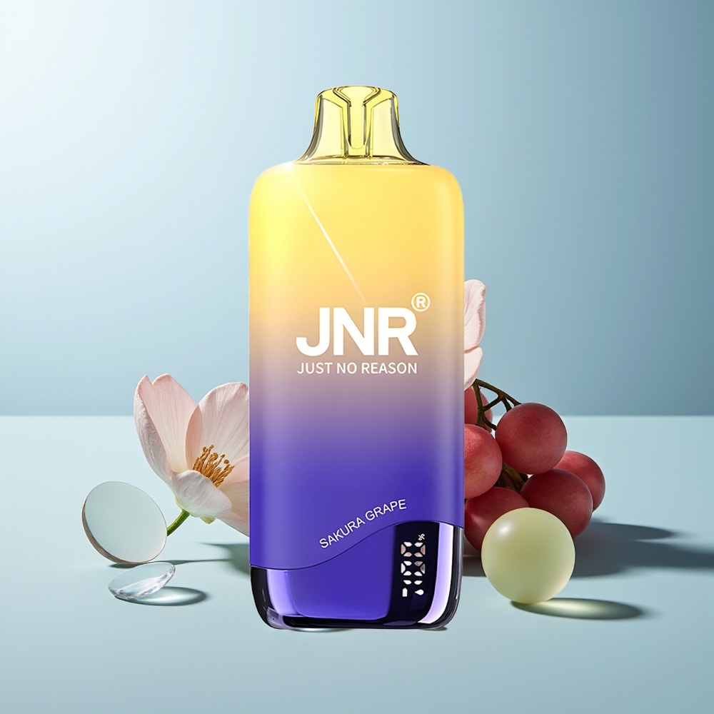 JNR Rainbow 10500 Пуфи Едноразово Вейп Сакура Грозде 600mAh 0.8ohm Mesh 18ml USB-C