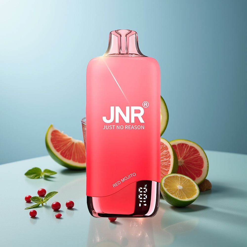 JNR Rainbow 10500 Пуфове Дисосуем Вейп Червен Мохито 600mAh 18ml 0.8ohm Mesh USB-C