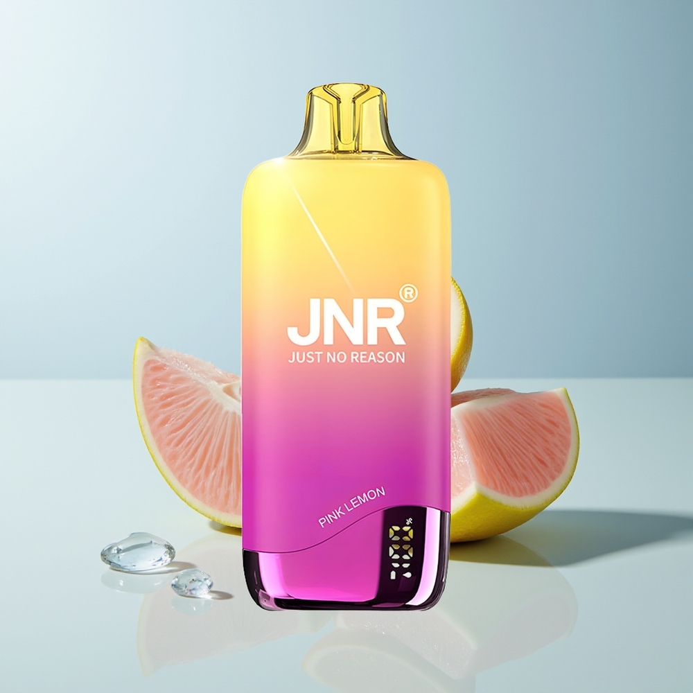 JNR Rainbow 10500 Пуфове Дисозейбъл Вейп Розово Лимони 600mAh 18ml Mesh Coil USB-C