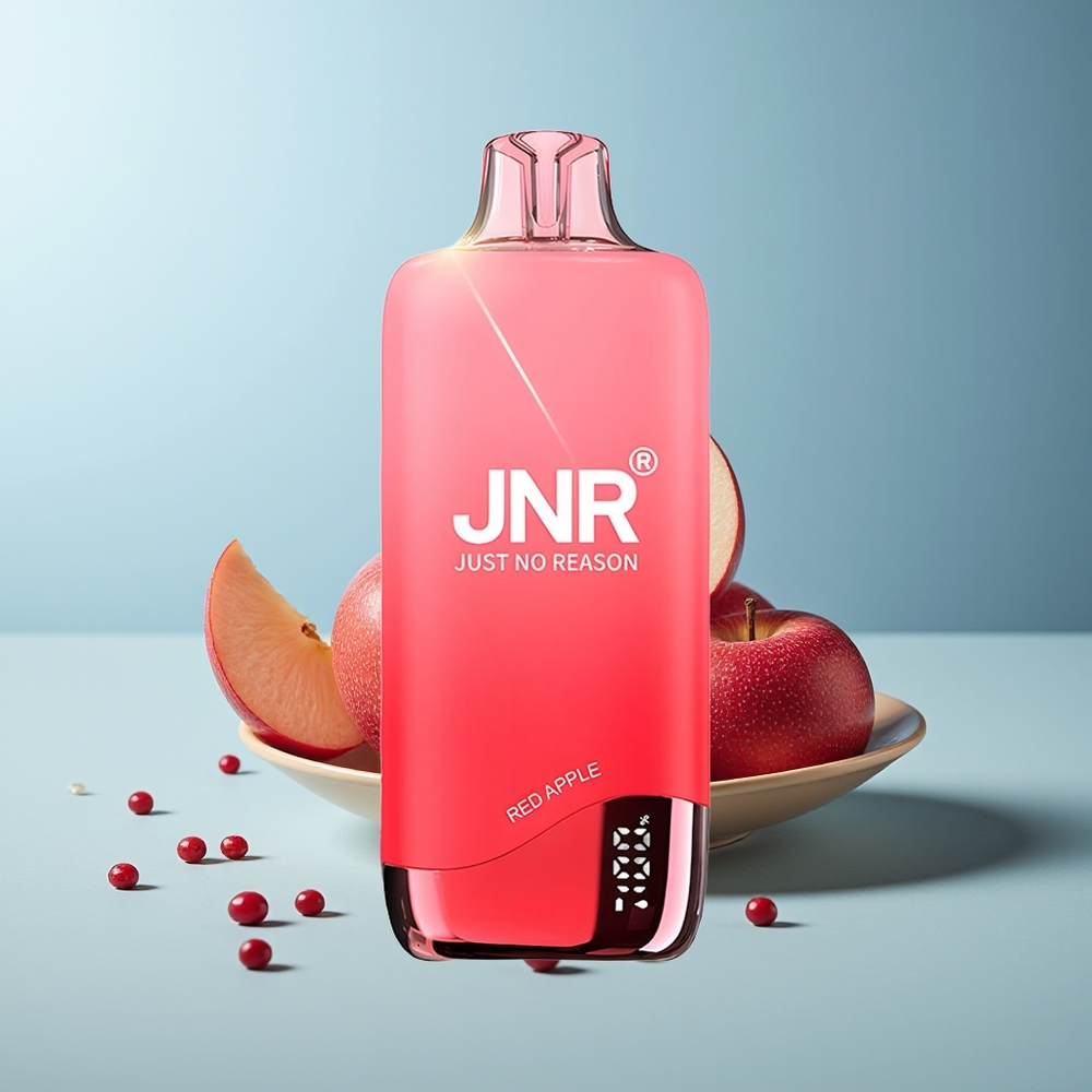 JNR Rainbow 10500 Пуфове Диспозейбъл Вейп Червена Ябълка 600mAh 18ml Mesh