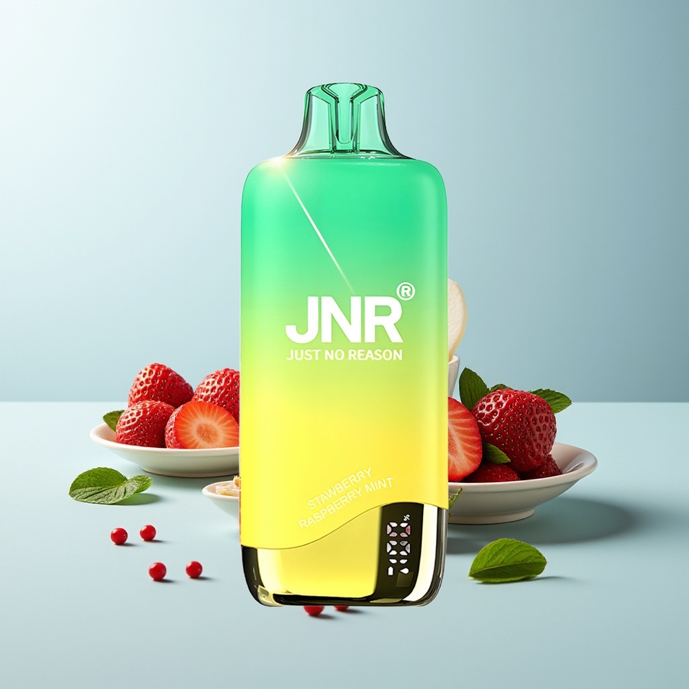 JNR Rainbow 10500 Пуфове Диспозейбъл Вейп Ягода Праскова-Мента