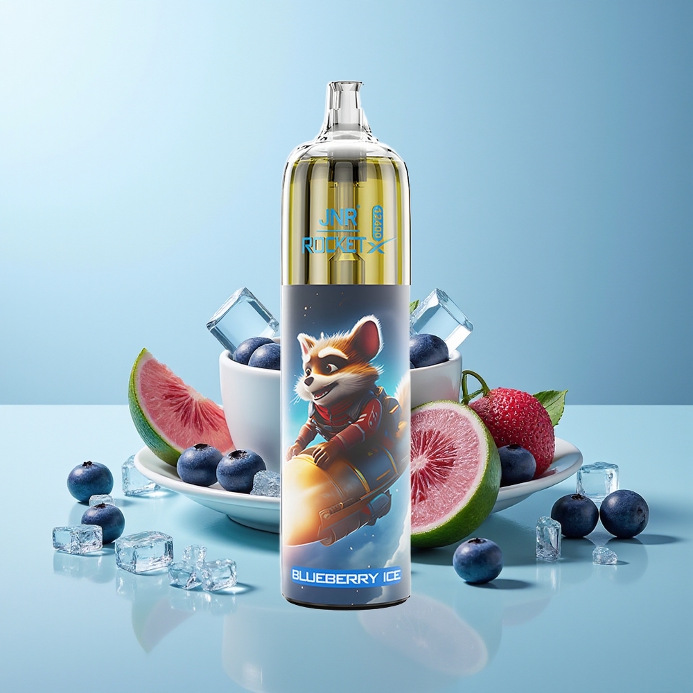 JNR Rocket-X 12400 Пуфа Едноразово Вейп Боровинков Лед RGB Регулируем Въздушен Поток 1.2ohm Мрежова Намотка 850mAh