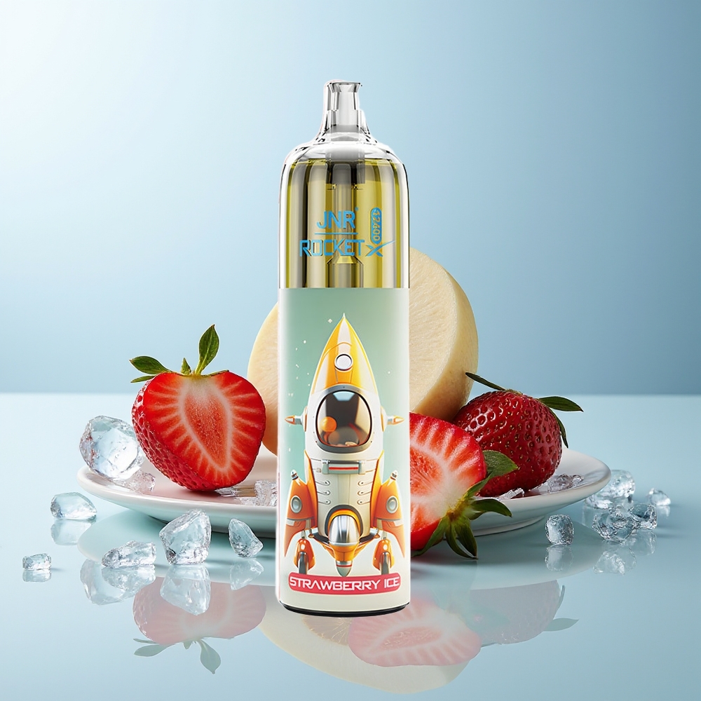 JNR Rocket-X 12400 Пуфове Диспоузебъл Вейп Ягода Лед RGB Осветление Регулируем Въздушен Поток