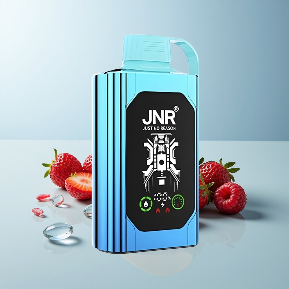 JNR Shisha Hookah Box 20500 Пуфове Двойна Мрежова Намотка и Двойно Ядро Ягодово Малинов Бонбони