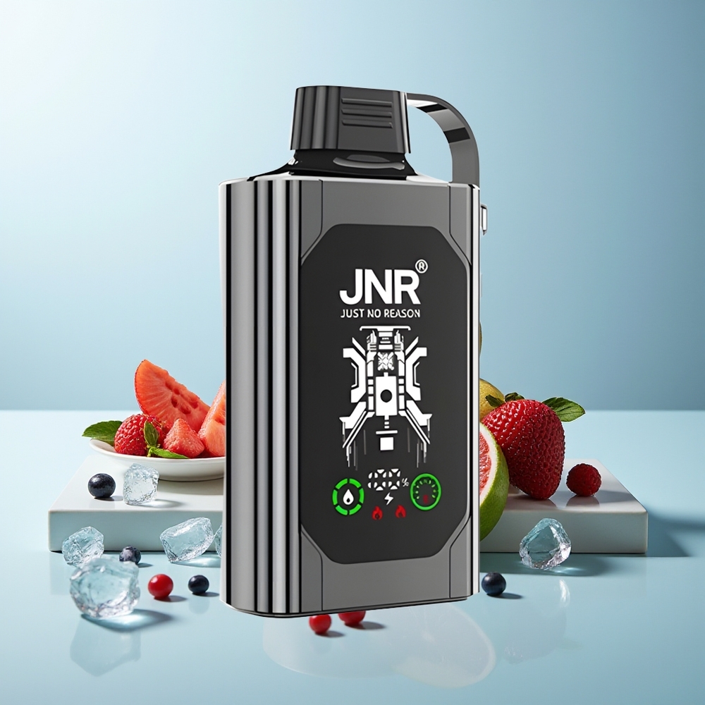 JNR Shisha Hookah Box 20500 Пуфове Смесени Ягоди Лед HD Display 1000mAh 25ml Dual Mesh Coil & Dual Core