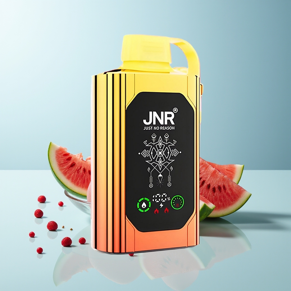 JNR Shisha Hookah Box 20500 Пуфове Динена Ягода Бабългум HD Display 1000mAh 25ml Dual Mesh Coil Dual Core