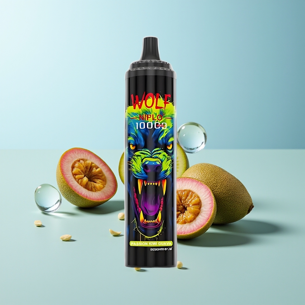 JNR Wolf Niplo 10000 Пуфове Пасион Киви Гуава 1.0 Ohm Mesh 650mAh 20ml Type-C