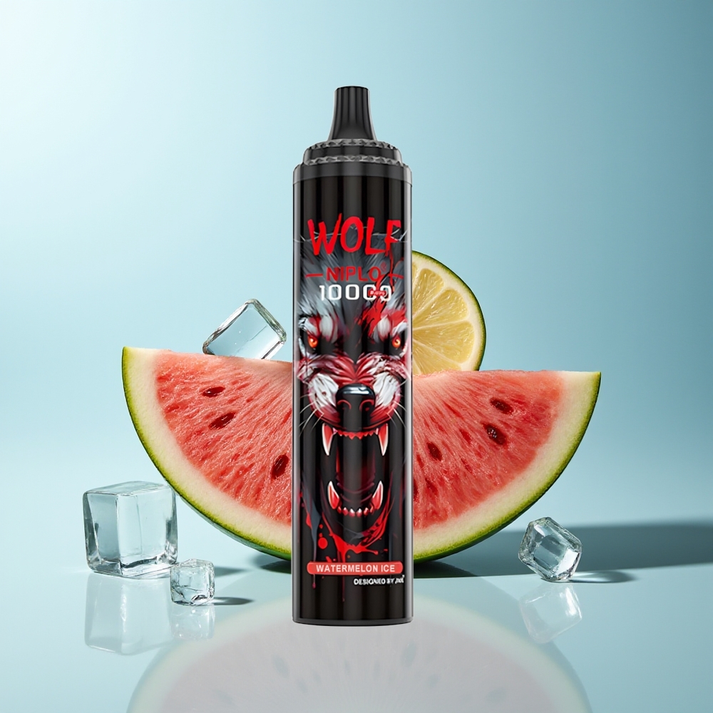 JNR Wolf Niplo 10000 Пуфове Диня Лед 1.0 Ohm Mesh 650mAh 20ml Type-C