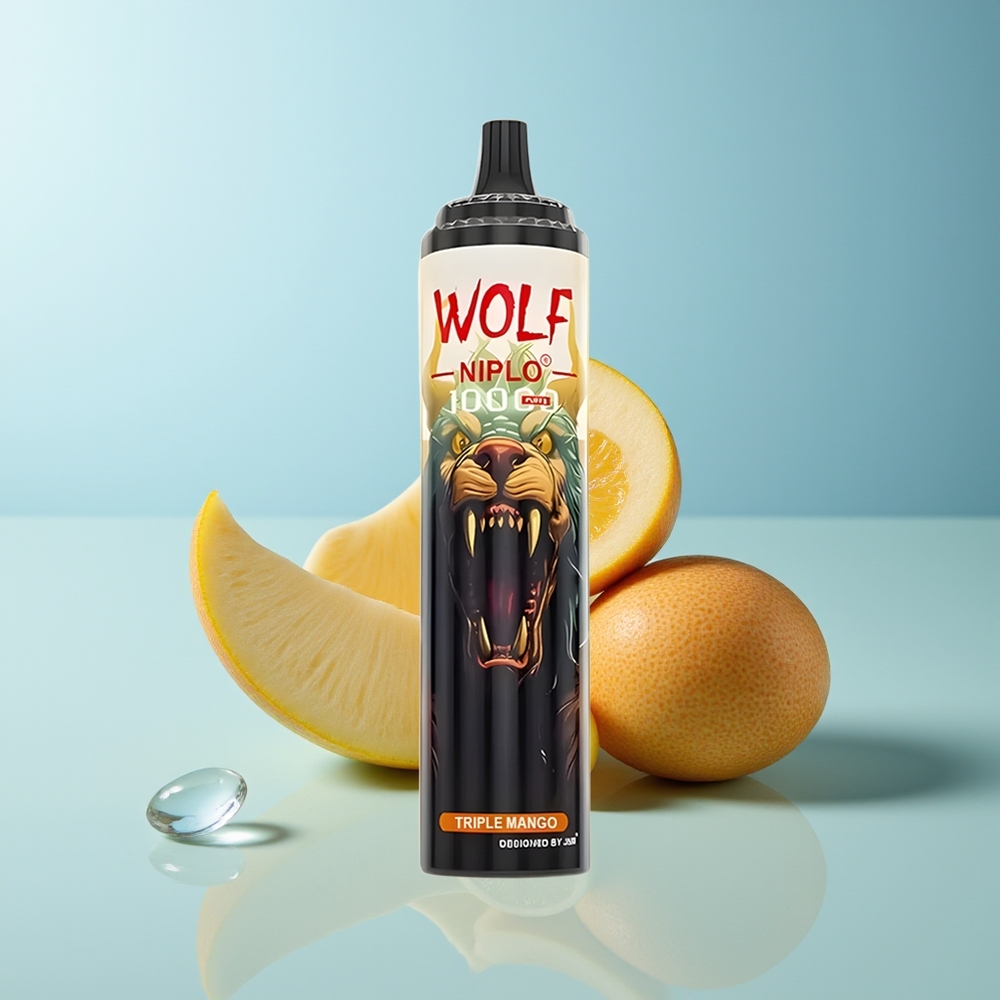 JNR Wolf Niplo 10000 Пуфове Тройна Манго Mesh 1.0 Ohm 650mAh Type-C
