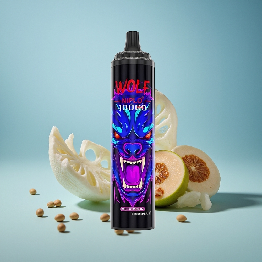 JNR Wolf Niplo 10000 Puffs Meta Луна (Месингова намотка 1.0 Ohm Батерия 650mAh Течност)
