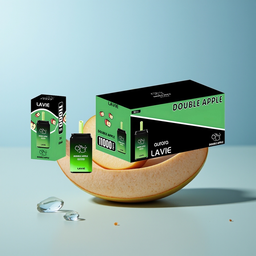 LAVIE Аврора 11000 Пуфове Двойна Ябълка Rechargeable 650mAh 22ML Type C