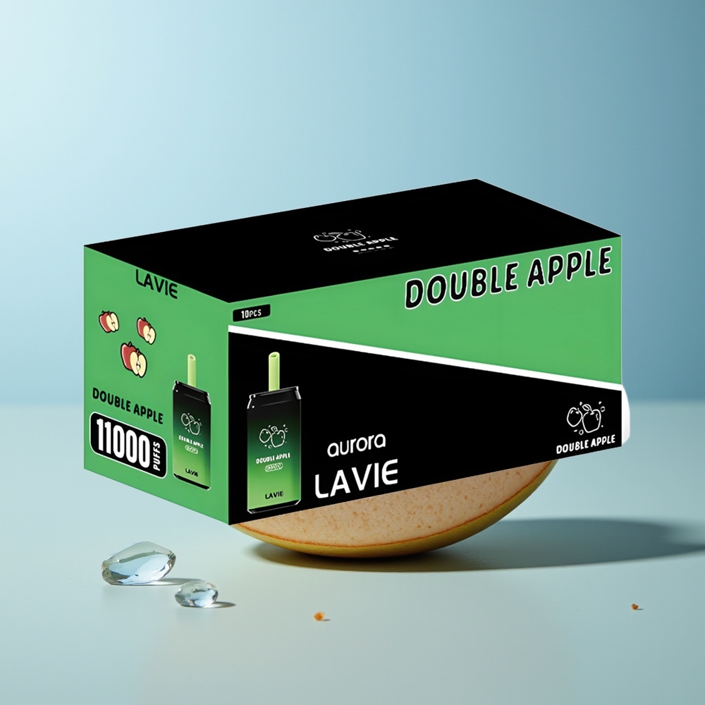 LAVIE Аврора 11000 Пуфове Двойна Ябълка Rechargeable 650mAh 22ML Type C