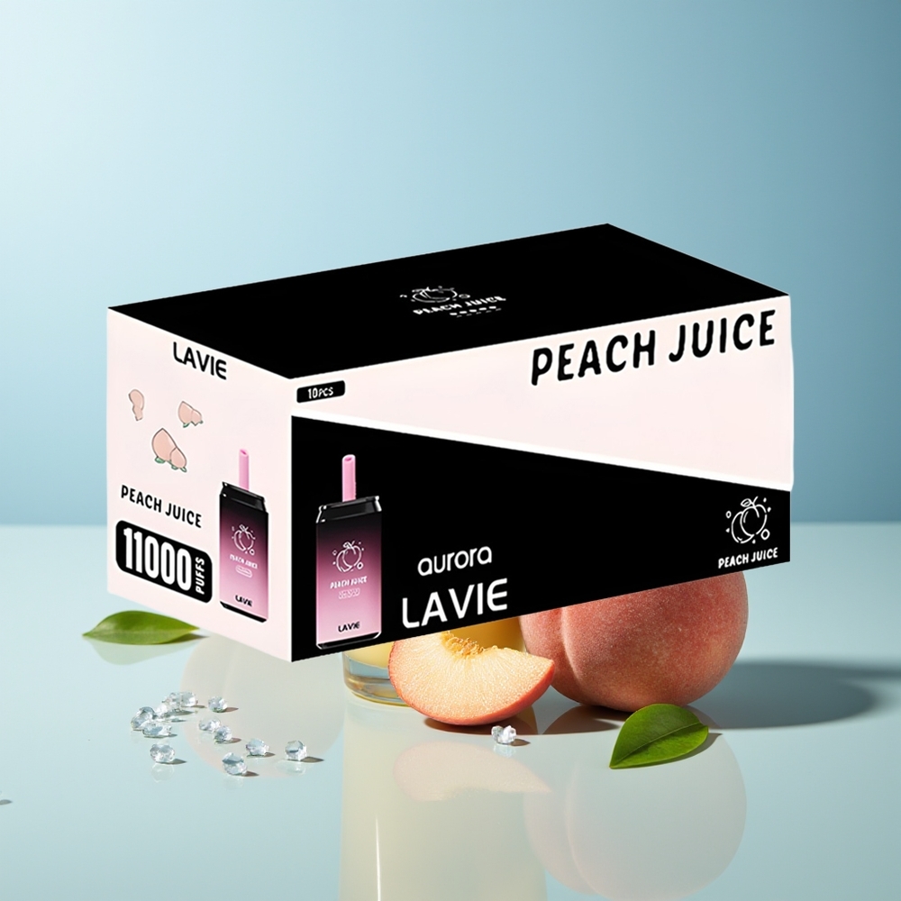 LAVIE Aurora 11000 Пуфове Прасковов Сок 0%/2%/5% Никотин 22ML 650mAh Type C